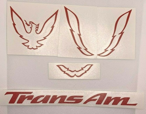 Red rear panel overlay decal - panel,